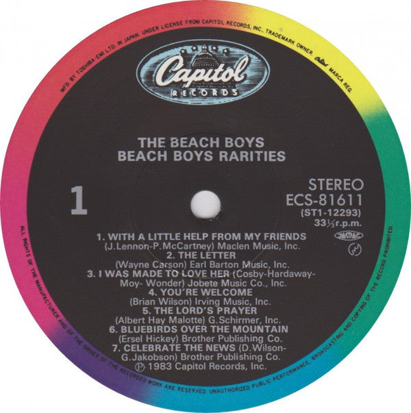 The Beach Boys - The Beach Boys Rarities (LP, Album, Comp)