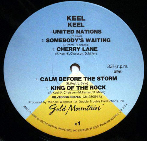 Keel - Keel (LP, Album)