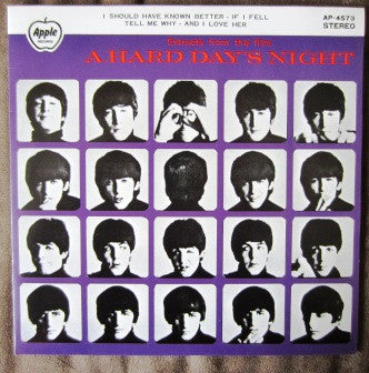 The Beatles - Extracts From The Film A Hard Day's Night (7"", EP, RE)