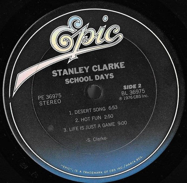 Stanley Clarke - School Days (LP, Album, RE, Pit)