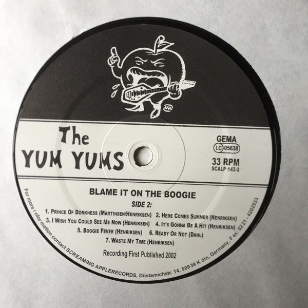 The Yum Yums (2) - Blame It On The Boogie (LP, Album)