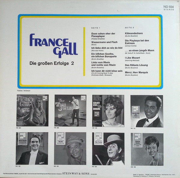 France Gall - Die Grossen Erfolge 2 (LP, Comp)