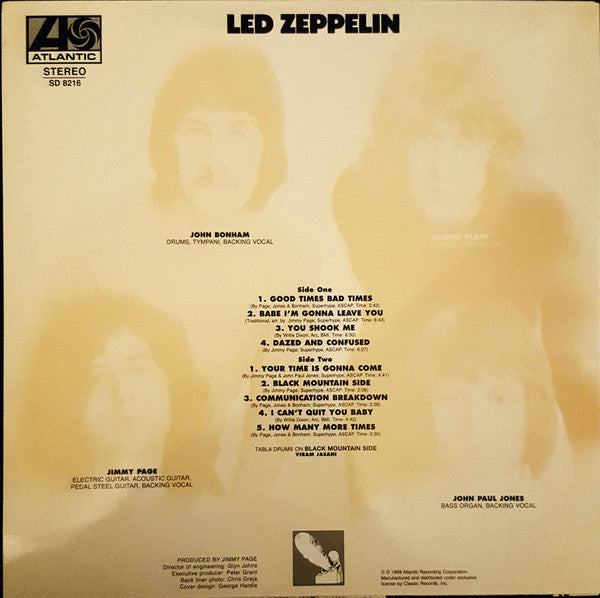 Led Zeppelin - Led Zeppelin (LP, Album, RE, 180)