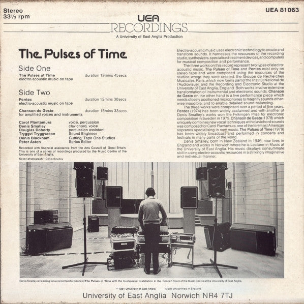 Denis Smalley - The Pulses Of Time (LP)