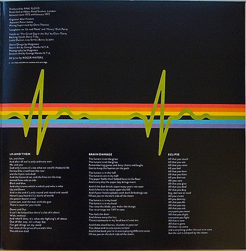 Pink Floyd - The Dark Side Of The Moon (LP, Album, RE, Gat)