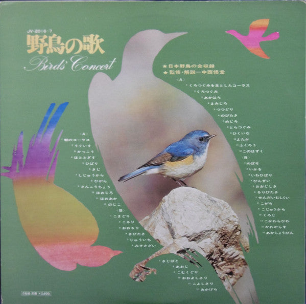 No Artist - 野鳥の歌 Birds' Concert (2xLP)