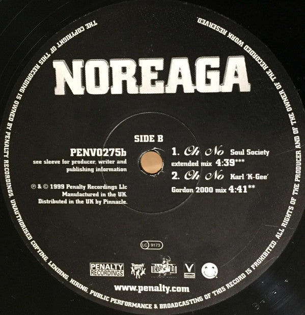 Noreaga - Oh No (Original & Remixes) (12"", Promo)