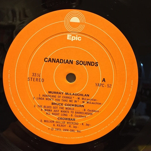 Various - Canadian Sounds/Milano Sound (LP, Comp, Promo, Smplr)