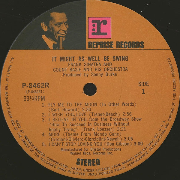Frank Sinatra - It Might As Well Be Swing(LP, RE)