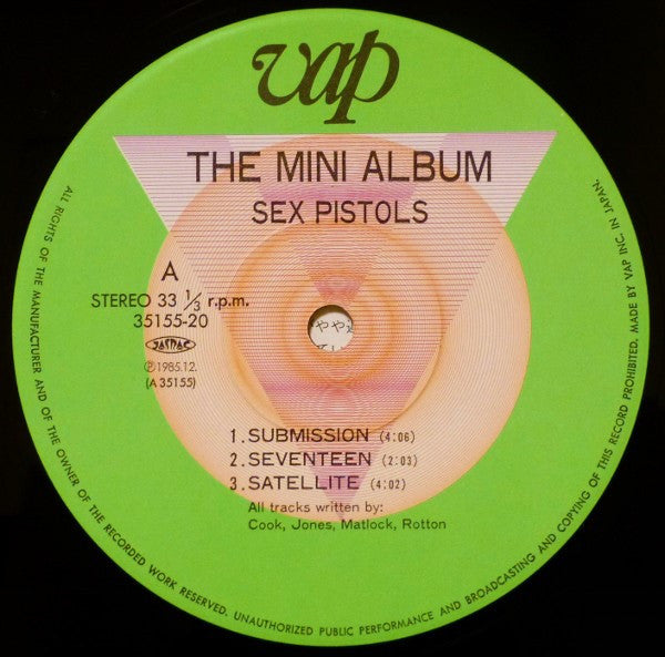 Sex Pistols - The Mini Album (LP, MiniAlbum, RP)