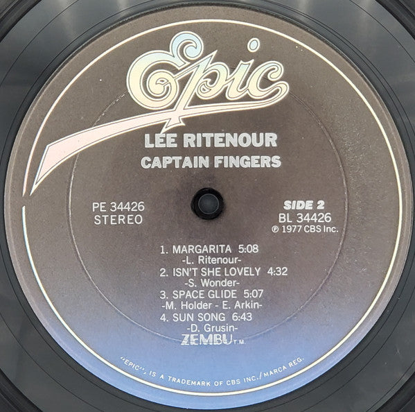 Lee Ritenour - Captain Fingers (LP, Album, RE, Pit)