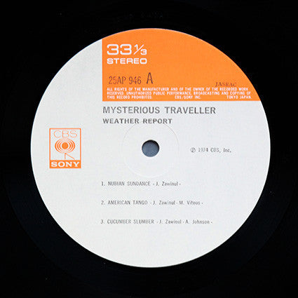 Weather Report - Mysterious Traveller (LP, Album, RE)