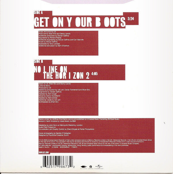 U2 - Get On Your Boots (7"", Single)