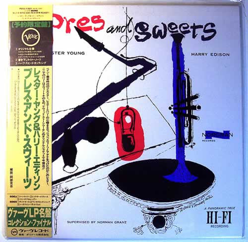 Lester Young, Harry Edison - Pres & Sweets (LP, Album, Mono, Ltd, RE)