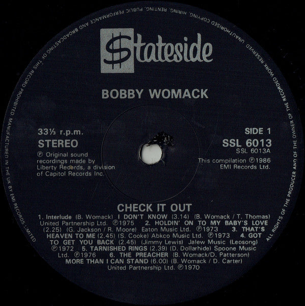 Bobby Womack - Check It Out (LP, Comp)