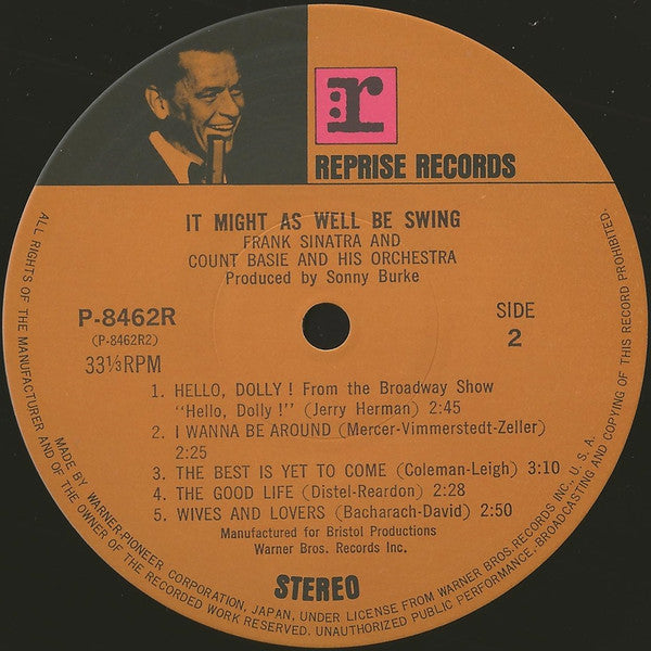 Frank Sinatra - It Might As Well Be Swing(LP, RE)