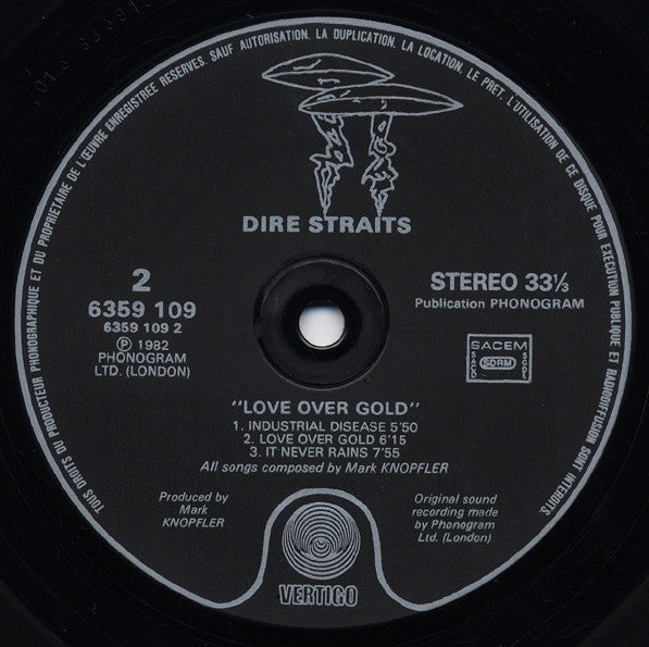Dire Straits - Love Over Gold (LP, Album)