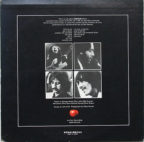 The Beatles - Let It Be (LP, Album)