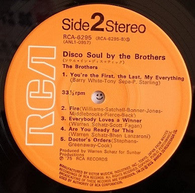 The Brothers - Disco-Soul (LP, Album, Mixed)