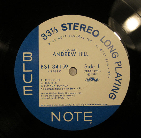 Andrew Hill - Judgment! (LP, Album, Ltd, RE)