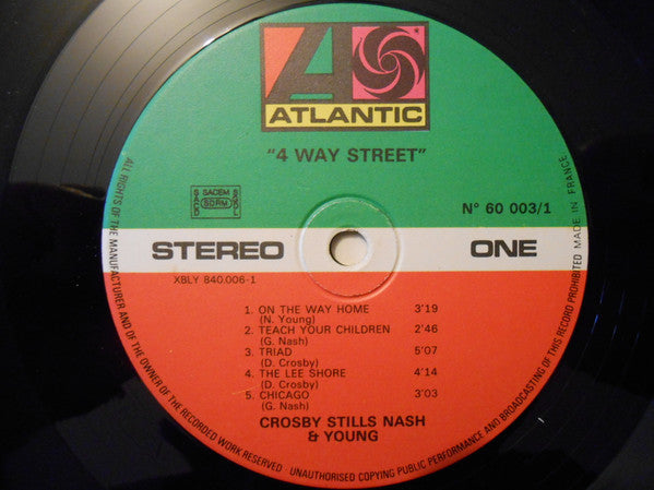 Crosby, Stills, Nash & Young - 4 Way Street (2xLP, Album)