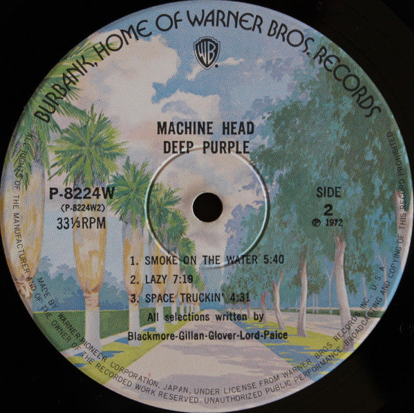 Deep Purple - Machine Head (LP, Album, RE, Gat)