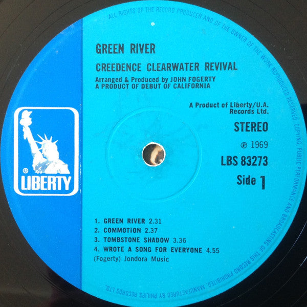 Creedence Clearwater Revival - Green River (LP, Album, Blu)