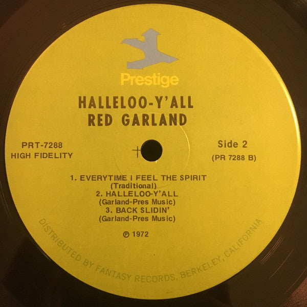 Red Garland - Halleloo-Y'-All (LP, Album, RE)