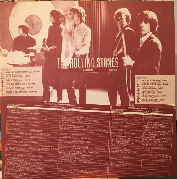 The Rolling Stones - Milestones (LP, Album, Comp, RE)