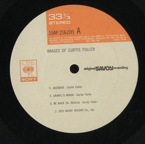 The Curtis Fuller Sextet - Images Of Curtis Fuller (LP, Album, RE)
