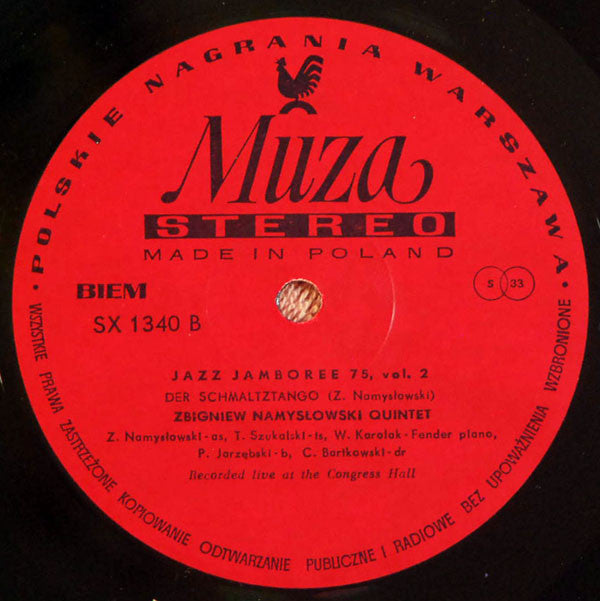 Karin Krog - Jazz Jamboree 75 Vol. 2(LP, Red)
