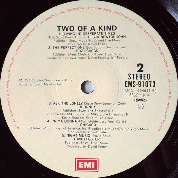 Various - Two Of A Kind - Music From The Original Motion Picture So...