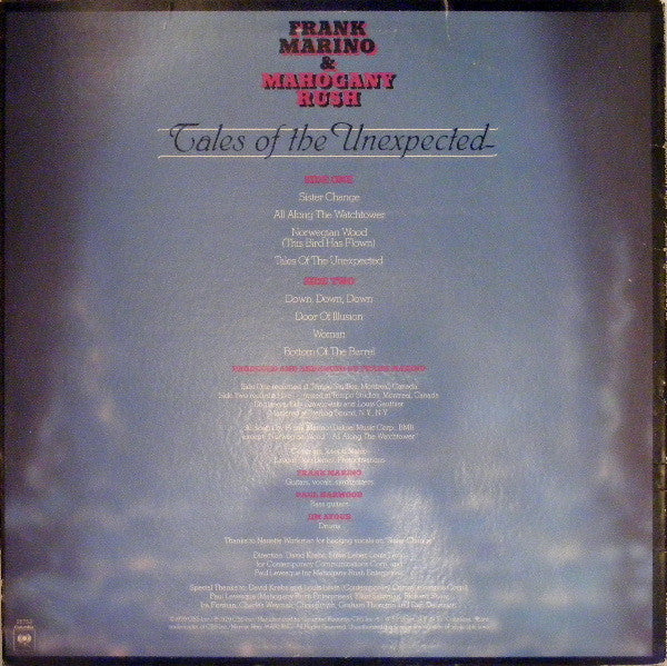 Frank Marino - Tales Of The Unexpected(LP, Album, Ter)