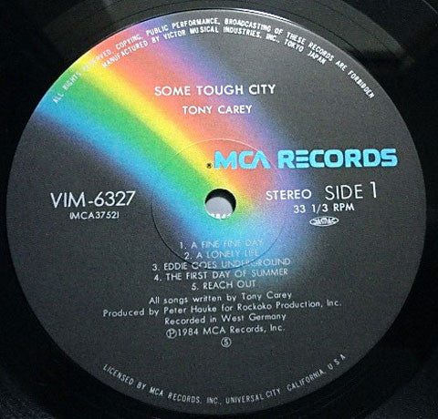 Tony Carey - Some Tough City (LP, Album)
