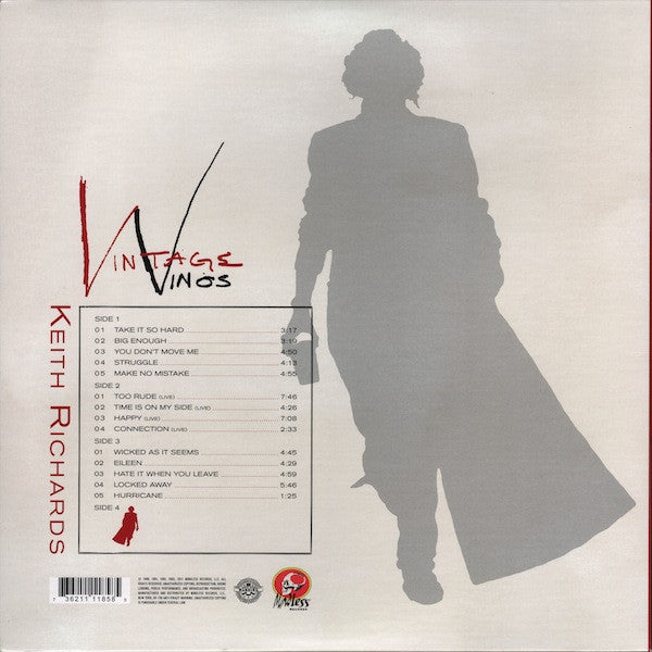 Keith Richards - Vintage Vinos (2xLP, Comp, Etch, Red)
