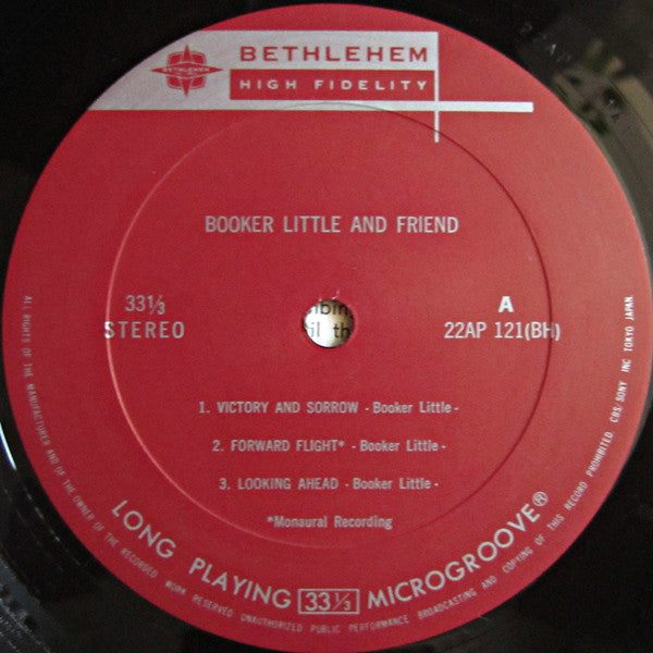 Booker Little - And Friend* (LP, Album, RE)