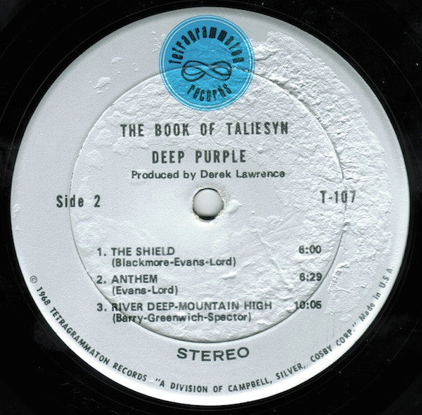 Deep Purple - The Book Of Taliesyn (LP, Album)