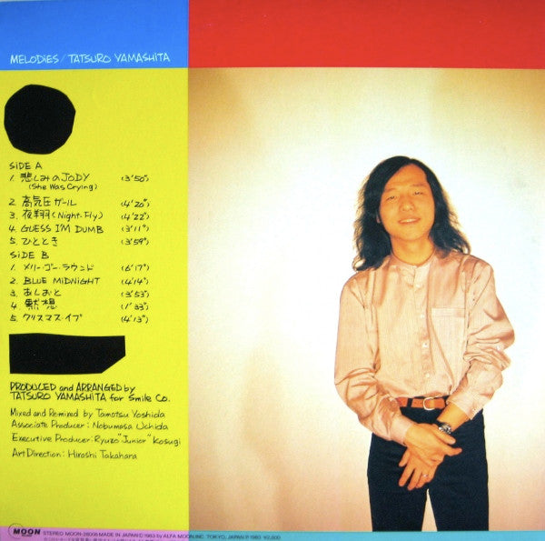 Tatsuro Yamashita = 山下達郎* - Melodies (LP, Album, Gat)