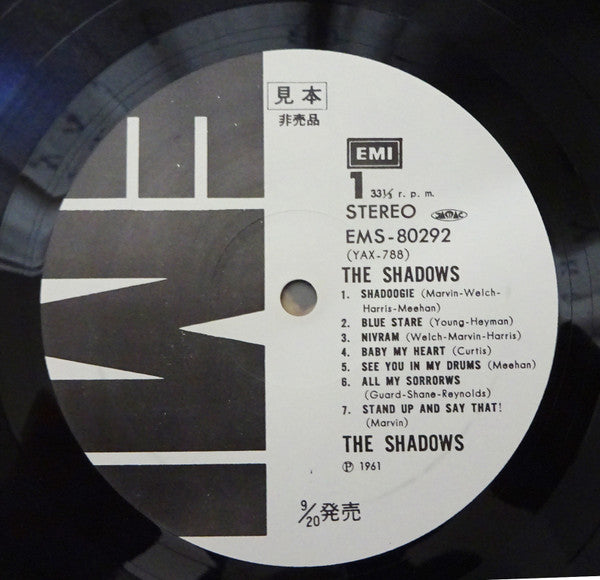 The Shadows - The Shadows (LP, Album, Promo, RE)