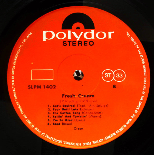 Cream (2) - Fresh Cream (LP, Album)