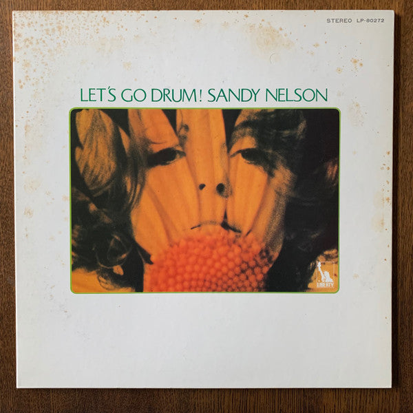 Sandy Nelson - Let's Go Drum! (LP, Comp, TP, W/Lbl)