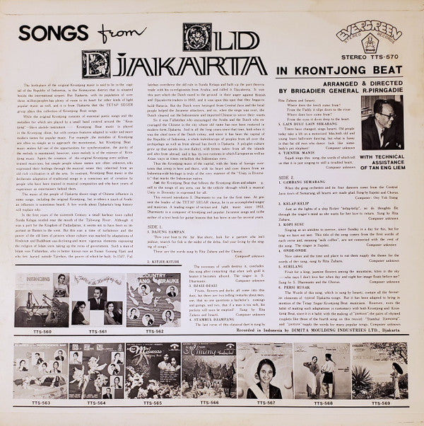Rudi Pirngadi - Songs From Old Djakarta In Krontjong Beat(LP, Red)