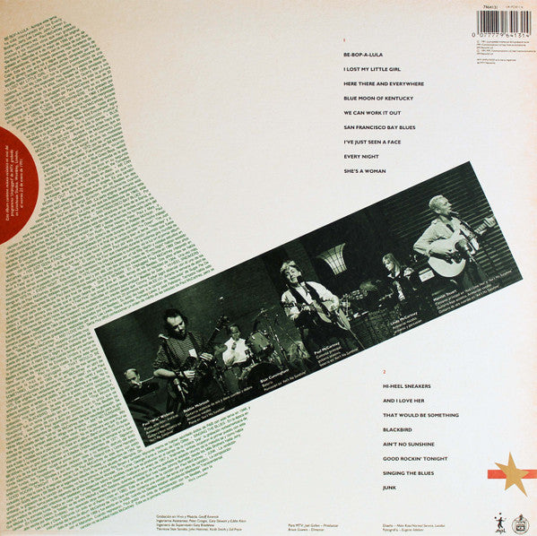 Paul McCartney - Unplugged - The Official Bootleg (LP, Album, Num)