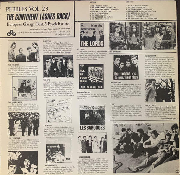 Various - Pebbles Vol. 23 The Continent Lashes Back! Holland Pt.2 (...