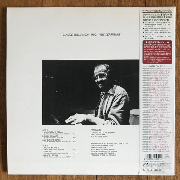 Claude Williamson Trio* - New Departure (LP, Album, Ltd, RE, 180)