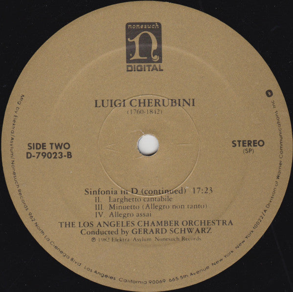 Luigi Cherubini - Sinfonia In D / Sinfonia ""Al Conventello"" Grand...