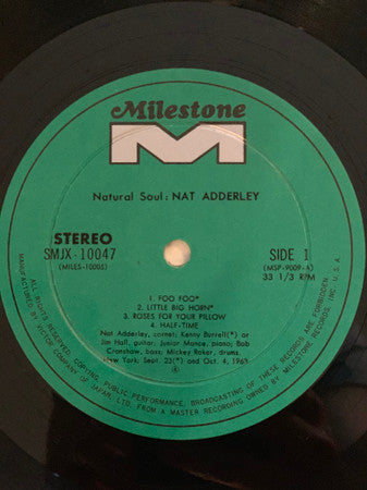Nat Adderley - Natural Soul (LP, RE, RM)