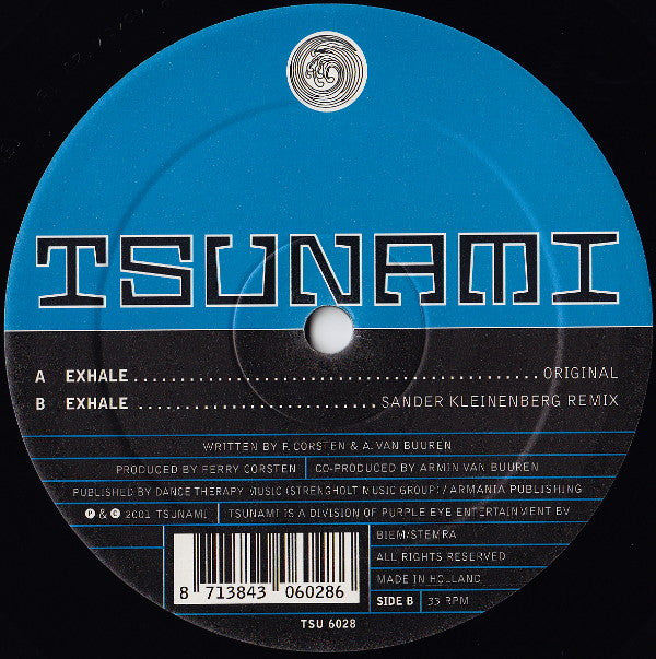 System F Featuring Armin van Buuren - Exhale (12"")