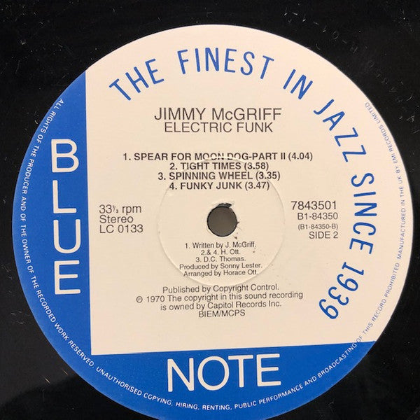 Jimmy McGriff - Electric Funk (LP, Album, RE)