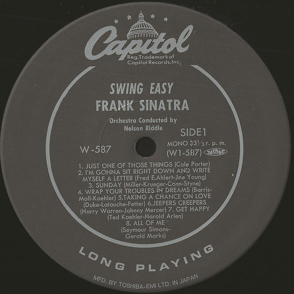 Frank Sinatra - Swing Easy! And Songs For Young Lovers(LP, Comp, Mo...